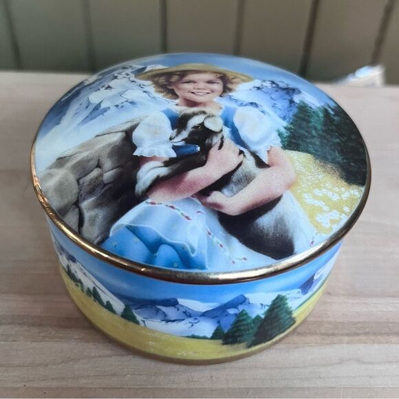 Danbury Mint Shirley Temple as Heidi Music Box - Picture 1 of 11